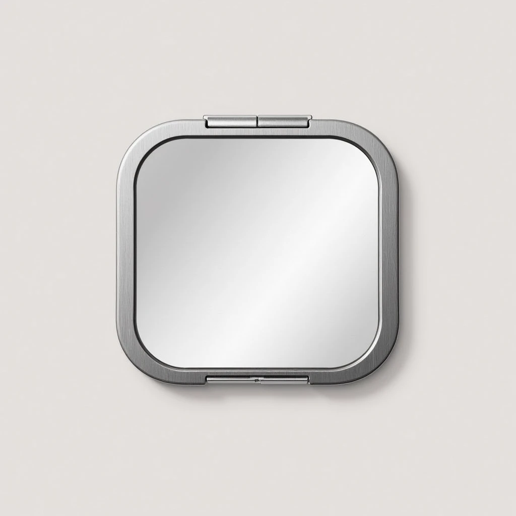 Pocket formaat spiegel